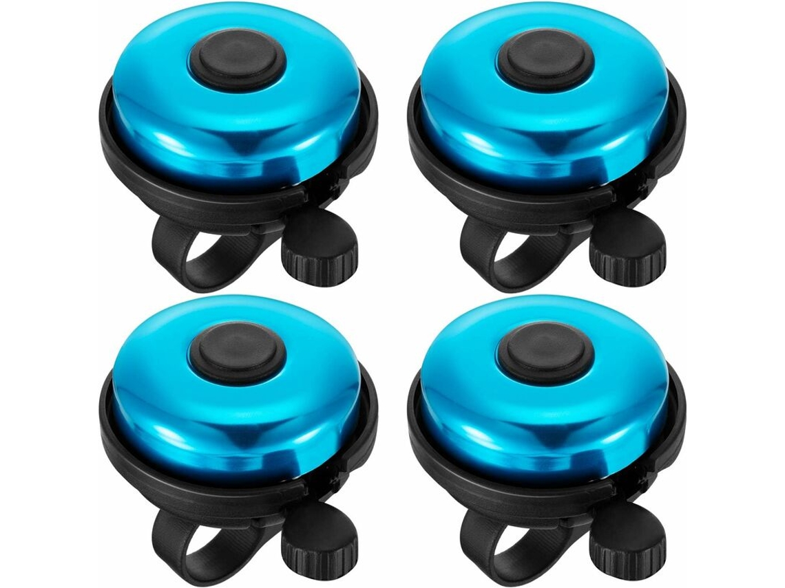 4 Campainhas para Bicicleta, AQUAFORGE, som alto, alumínio