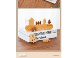 Lurelia Cabideiro De Parede, 4 Ganchos, Gato, Em Mdf E Metal, Para Roupas, Económico