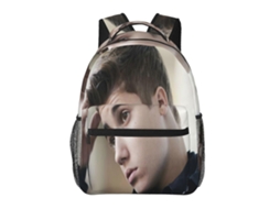 Mochila De Estudante K21 Justin Bieber, Leve E Durável, À Prova Dágua E Com Alça De Ombro Ajustável. Olysi Shop