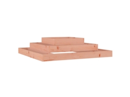 Planter, Planters Vidaxl Marrom Madeira De Douglas (110 X 110 X 27 Cm)