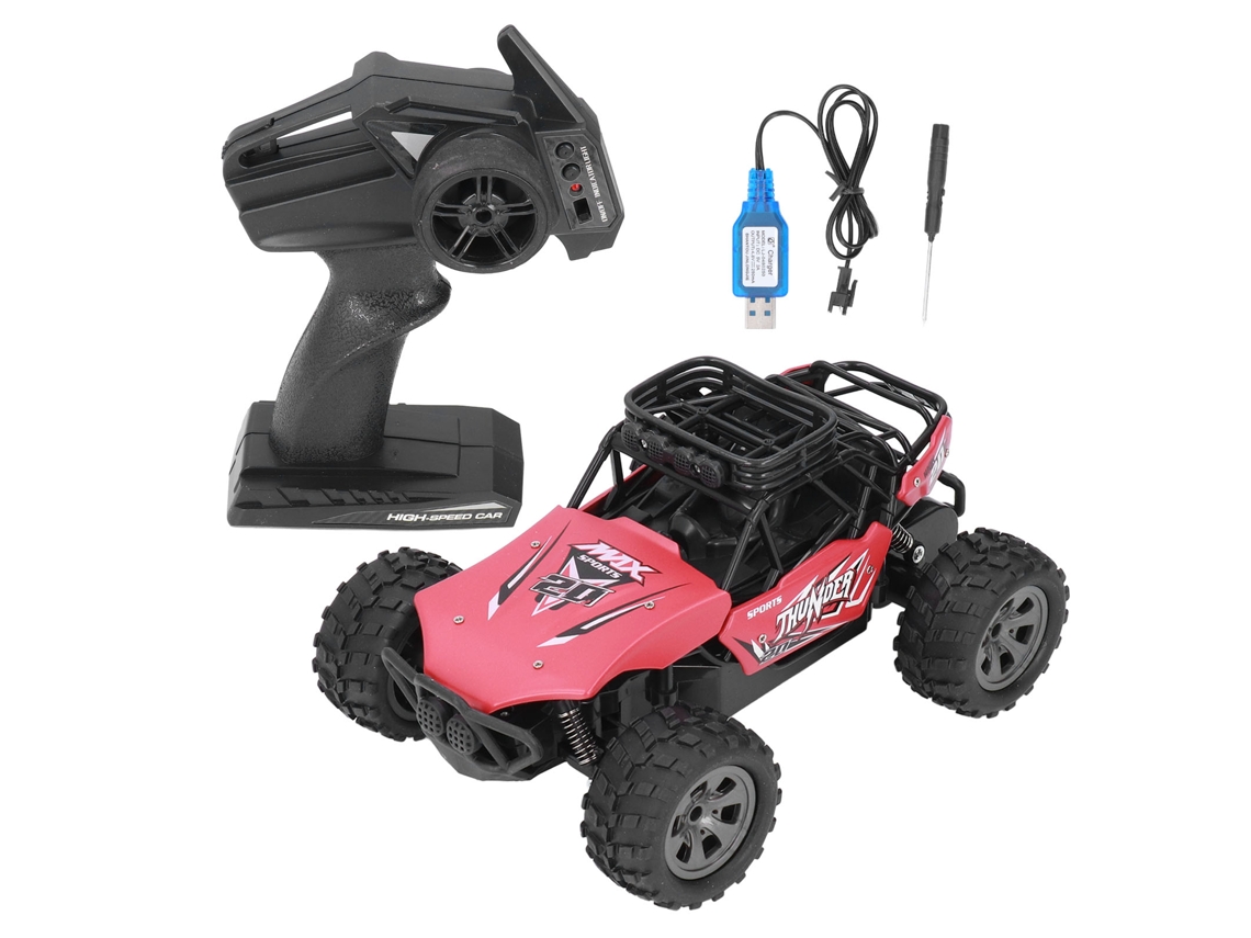 Mali carro de Controle Remoto 1:18 2.4g Recarregável Usb com Controle para Brinquedo Presente