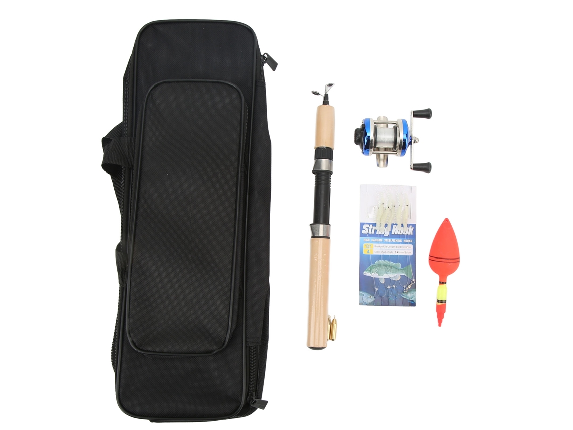 Kit Vara Pesca Gelo A75l com Molinete e Bolsa