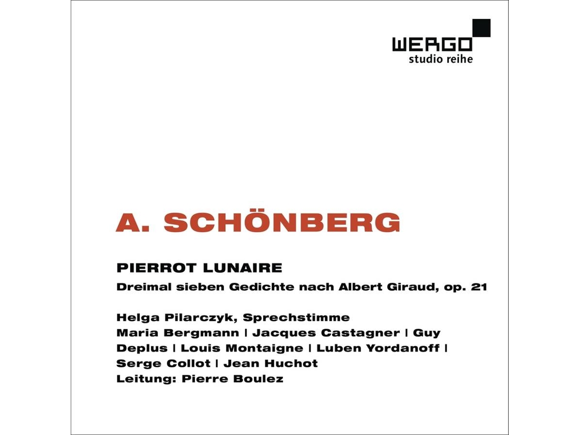 CD Pilarczyk,Helga - Pierrot Lunaire (1CD)