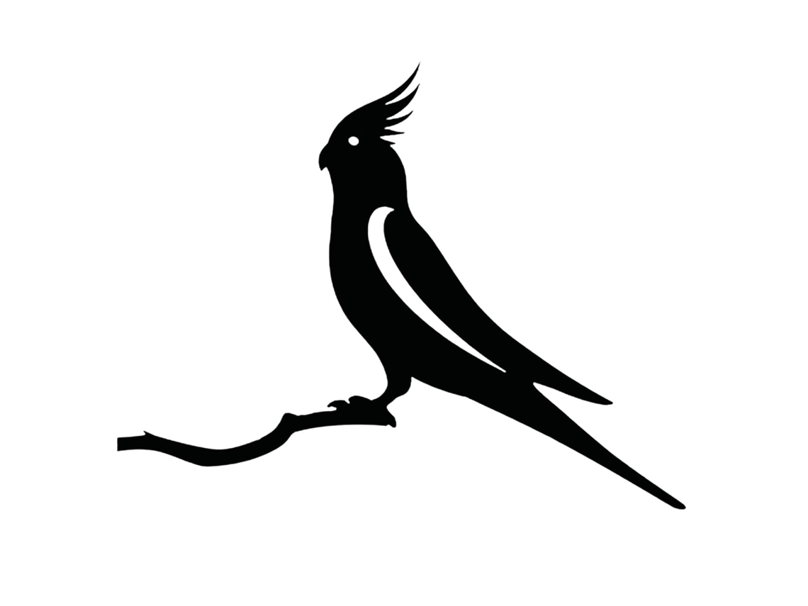 Pássaro Decorativo de Metal Feito de Ferro Forjado Preto para Galhos de Jardim Decoração para o Jardim CHABERLU