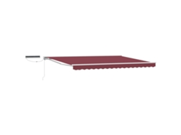 Conjunto 1 Toldo Retrátil Elétrico Vidaxl Branco Alumínio (4,5 × 3,5 M)