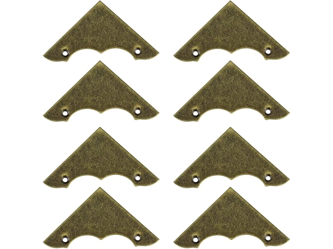 Cantoneiras Decorativas Em Bronze Antigo Para Móveis, Cantos De Mesa, Cantoneiras Para Móveis, Protetores De Borda Em
