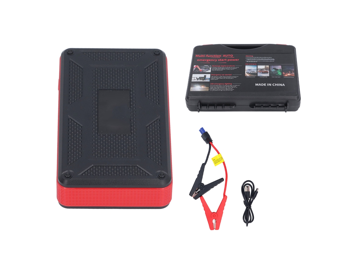 Iniciador De Bateria Carro 12v 1000a 20000mah Led 7l Gasolina