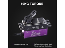 Mali servo Digital Yipinservo 10kg Engrenagem Metal À Prova D'água para Carros Rc Robôs 1/8 1/10 Escala
