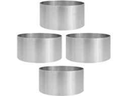 Formas De Aço Inoxidável De 10 Cm