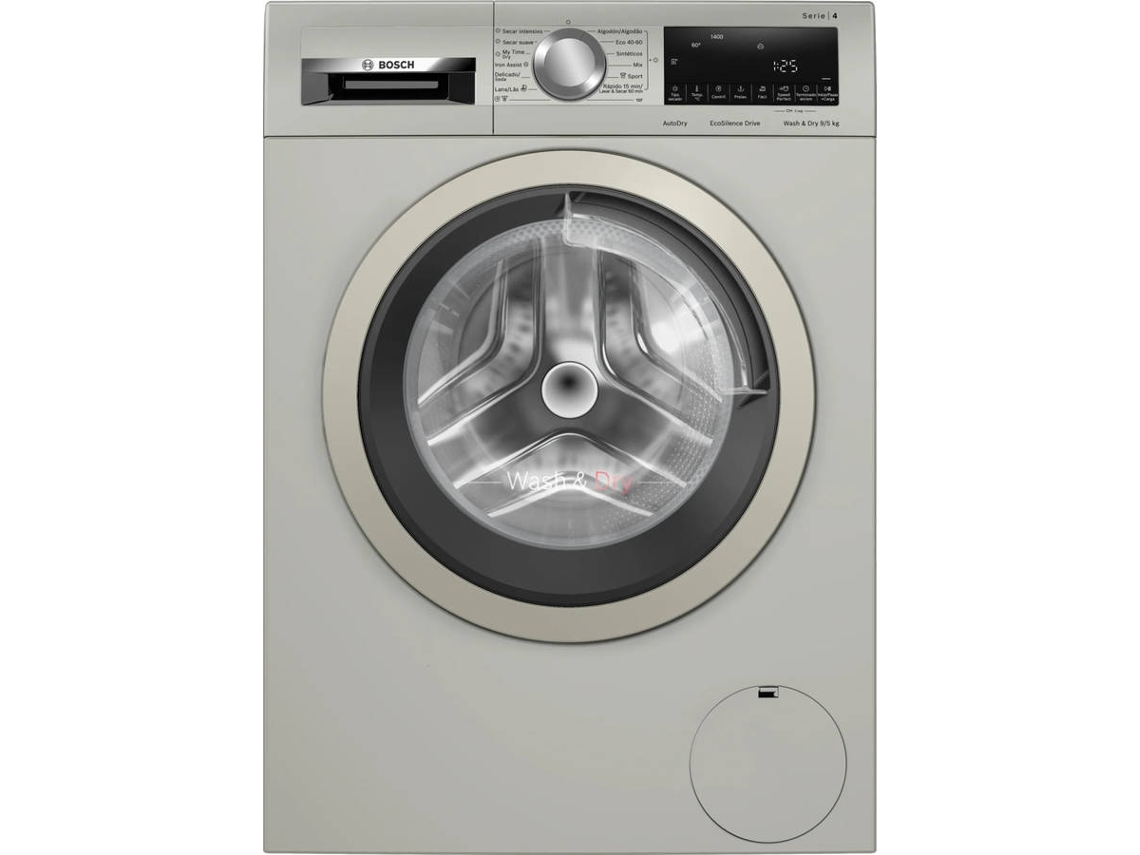 Máquina de Lavar e Secar Roupa BOSCH WNA1341XES (5/9 kg - 1400 rpm - Inox)