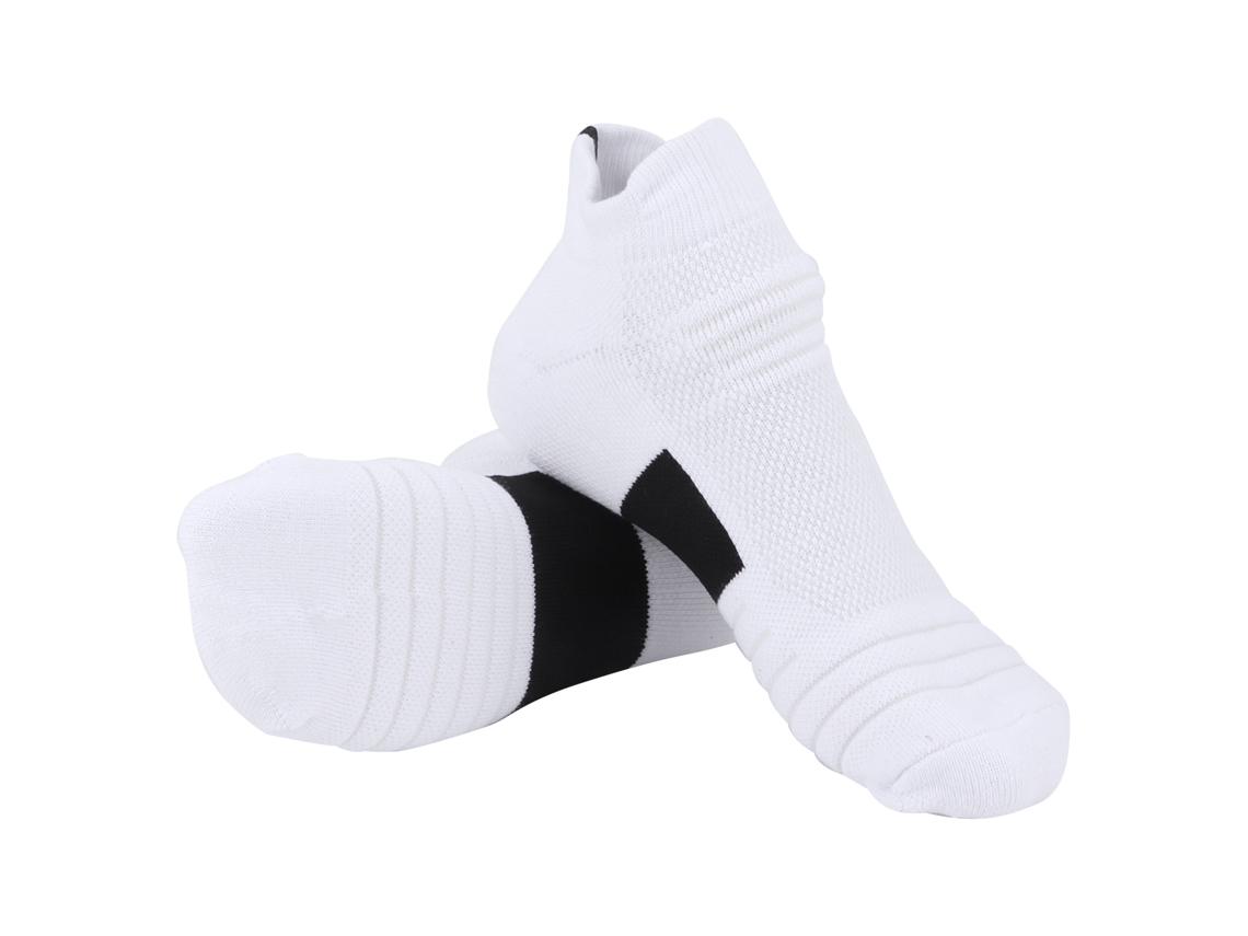 Meias Esportivas De Algodão Penteado Para Basquete E Corrida Com Absorção De Impacto E Respiráveis