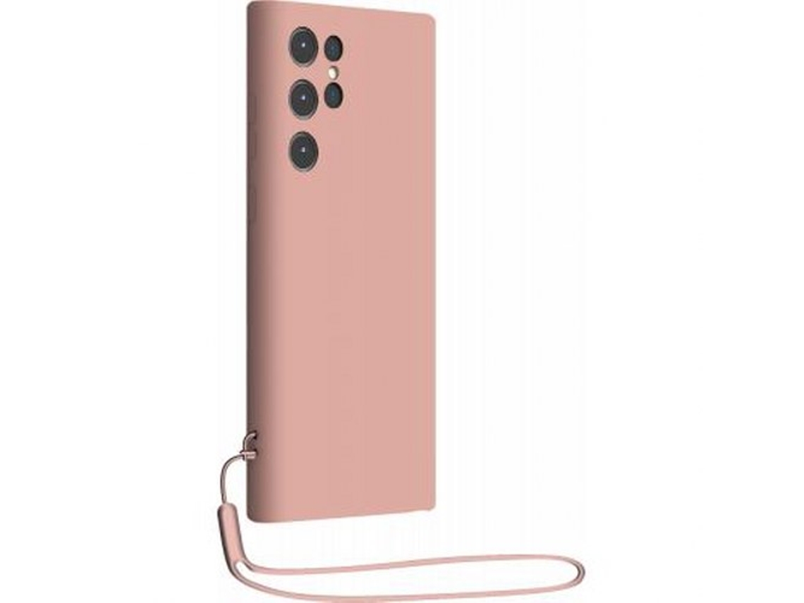 Capa para Samsung Galaxy S23 Ultra 5G/S23 Ultra BIGBEN CONNECTED Silicone Rosa .