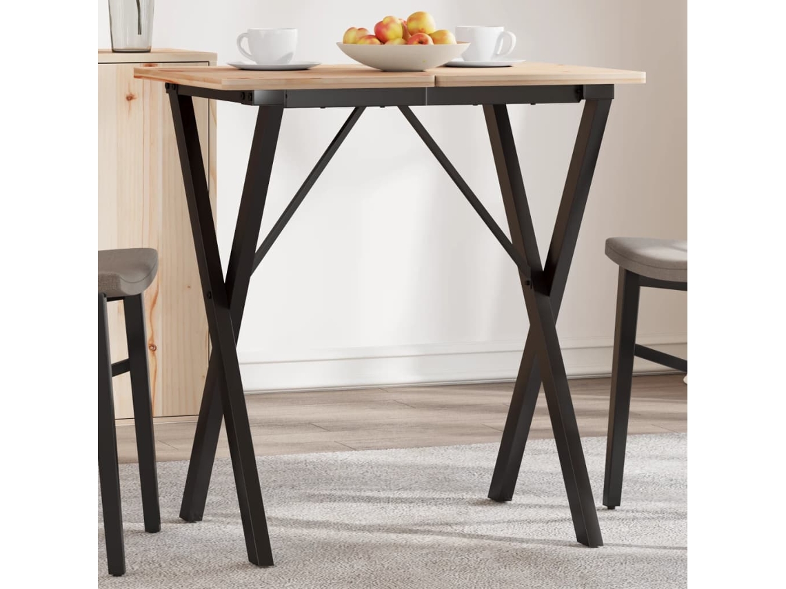 Vidaxl Pernas Para Mesa De Jantar Estrutura Em X Aço