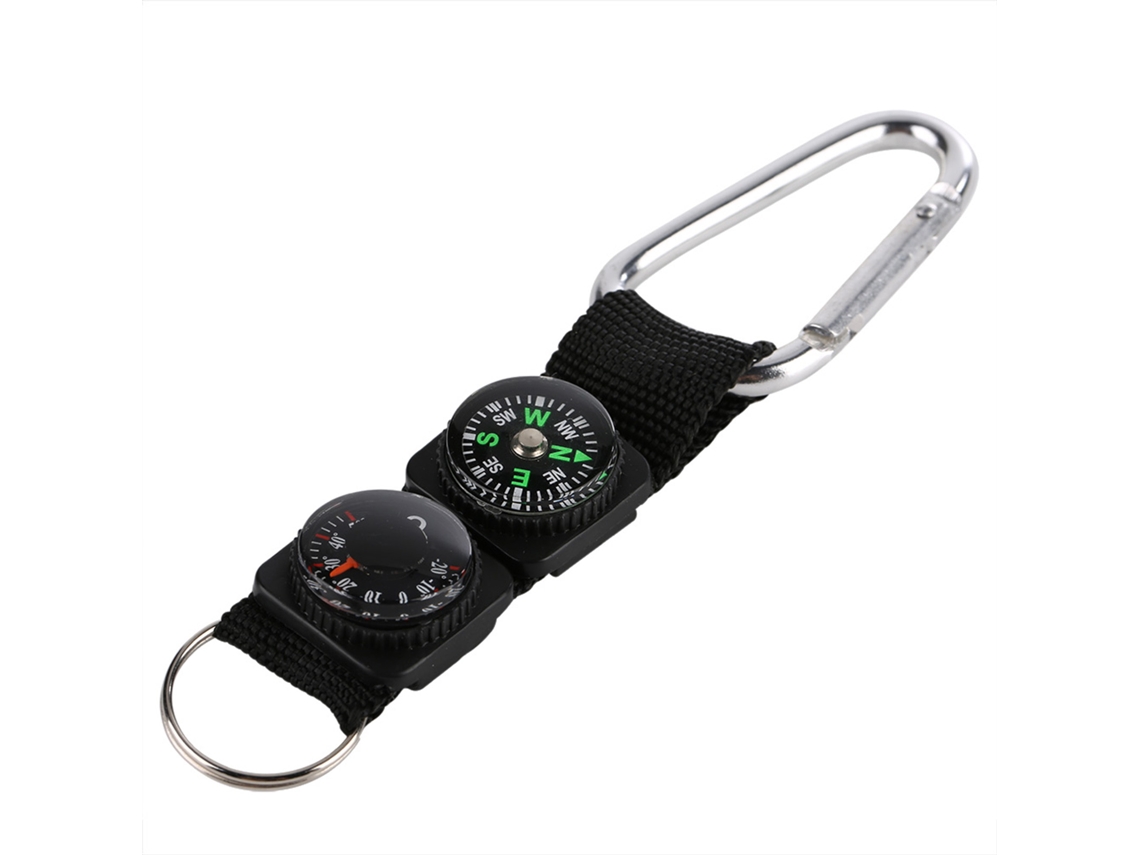 Primerox Bússola Mini Portátil com Chaveiro, à Prova D'água, para Camping e Caminhada