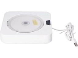 Leitor Cd 6 Em 1 Com Entrada E Saída Estéreo, Rádio Fm E Reprodutor De Música Com Controle Remoto, 100 W