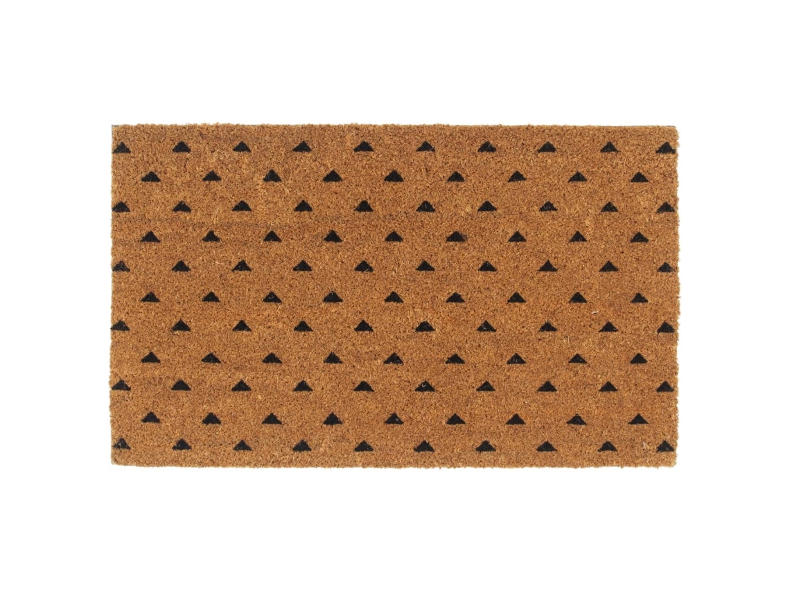 Vidaxl Tapete De Porta 45x75 Cm Fibra De Coco Tufada Natural