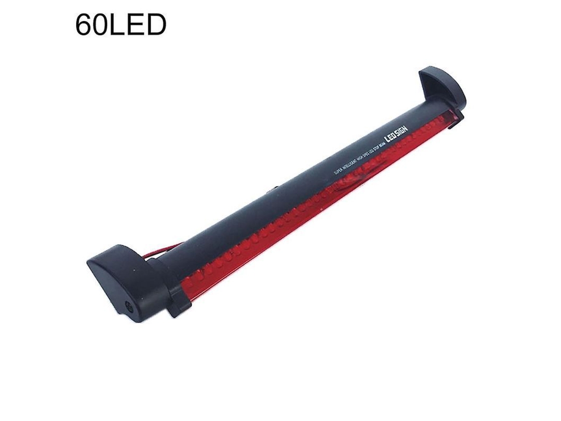 Luz De Freio Traseira De Led Vermelha Para Carro 12v Alto Montagem Barra De Aviso Ré 60-led
