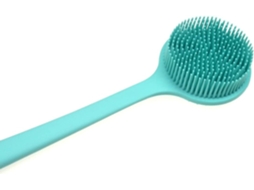 Lurelia Escova De Silicone Para Costas E Corpo, Silicone Macio, Cabo Longo E Escovagem A Seco, Uso Diário Confortável