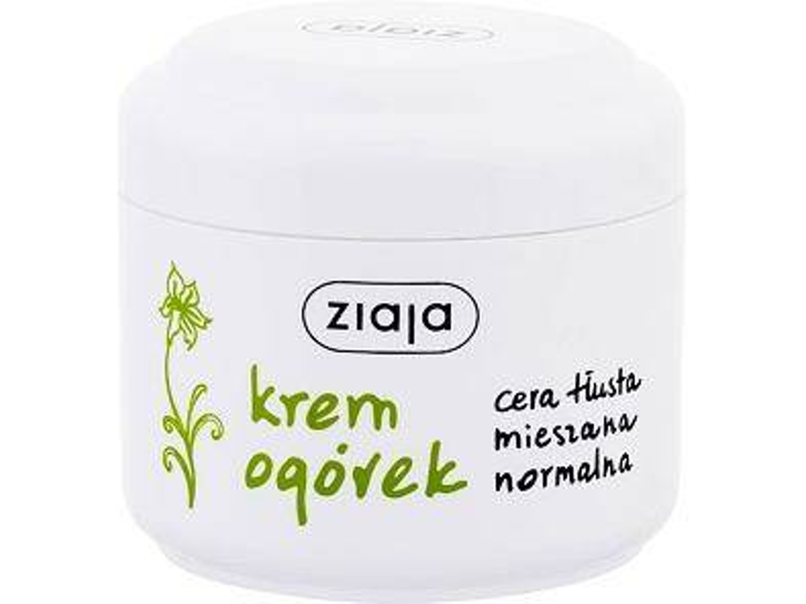 Creme de Rosto ZIAJA Cucumber Moisturizing And Soothing Cream With Vitamin A A E (100 ml)