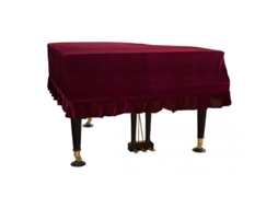 2026 funda Protectora de Polvo para Piano de Cola de Material Suave, Lavable Y Duradero 210 220 Vermelho