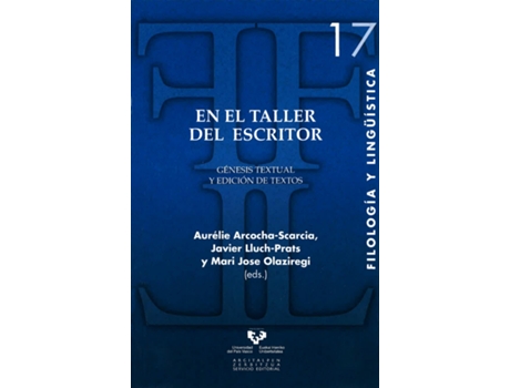 Livro En El Taller Del Escritor. Génesis Textual Y Edición De Textos de Mari Jose Olaziregi Alustiza (Espanhol)