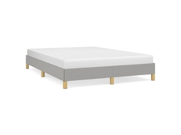 Estrutura de Cama Sem Colchão Tecido Cinzento claro MAISON EXCLUSIVE 140x190 cm