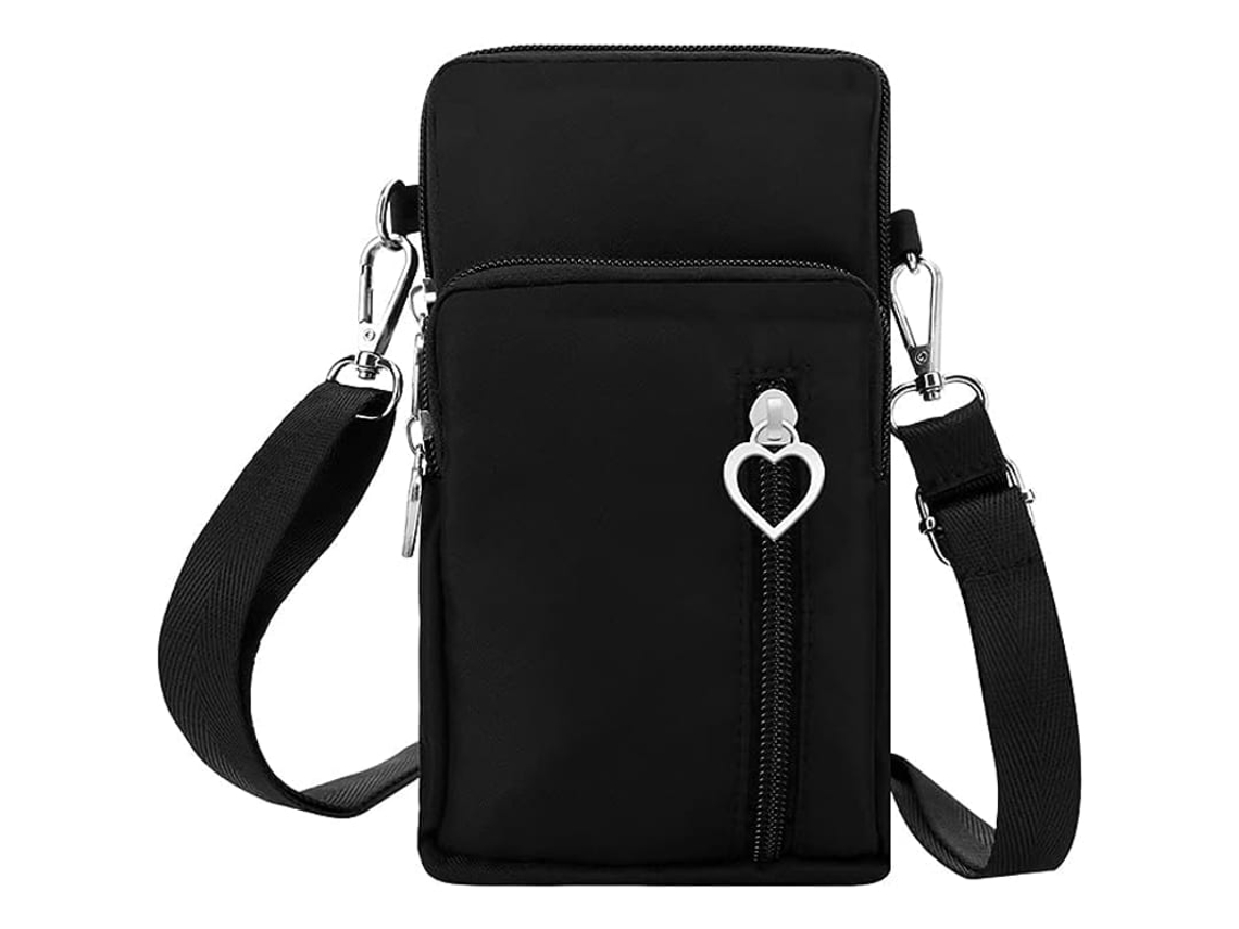 Bolsa Transversal Carteira Para Celular Com Grande Capacidade E Correia Ajustável Para Mulheres E Meninas