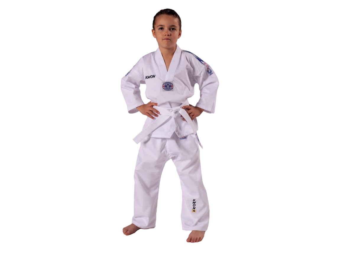 Dobok para Crianças KWON Blue Tiger