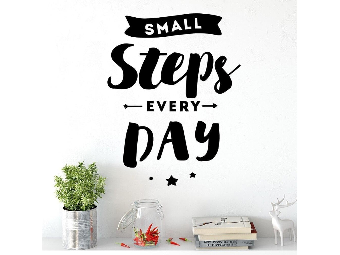 Diy Steps Day Wall Art Decal Adesivos Muraux Matériau Pvc Chambre D'enfant Nature Décor Art Décor Papier Peint Adesivo De Parede 57 X 74 Cm