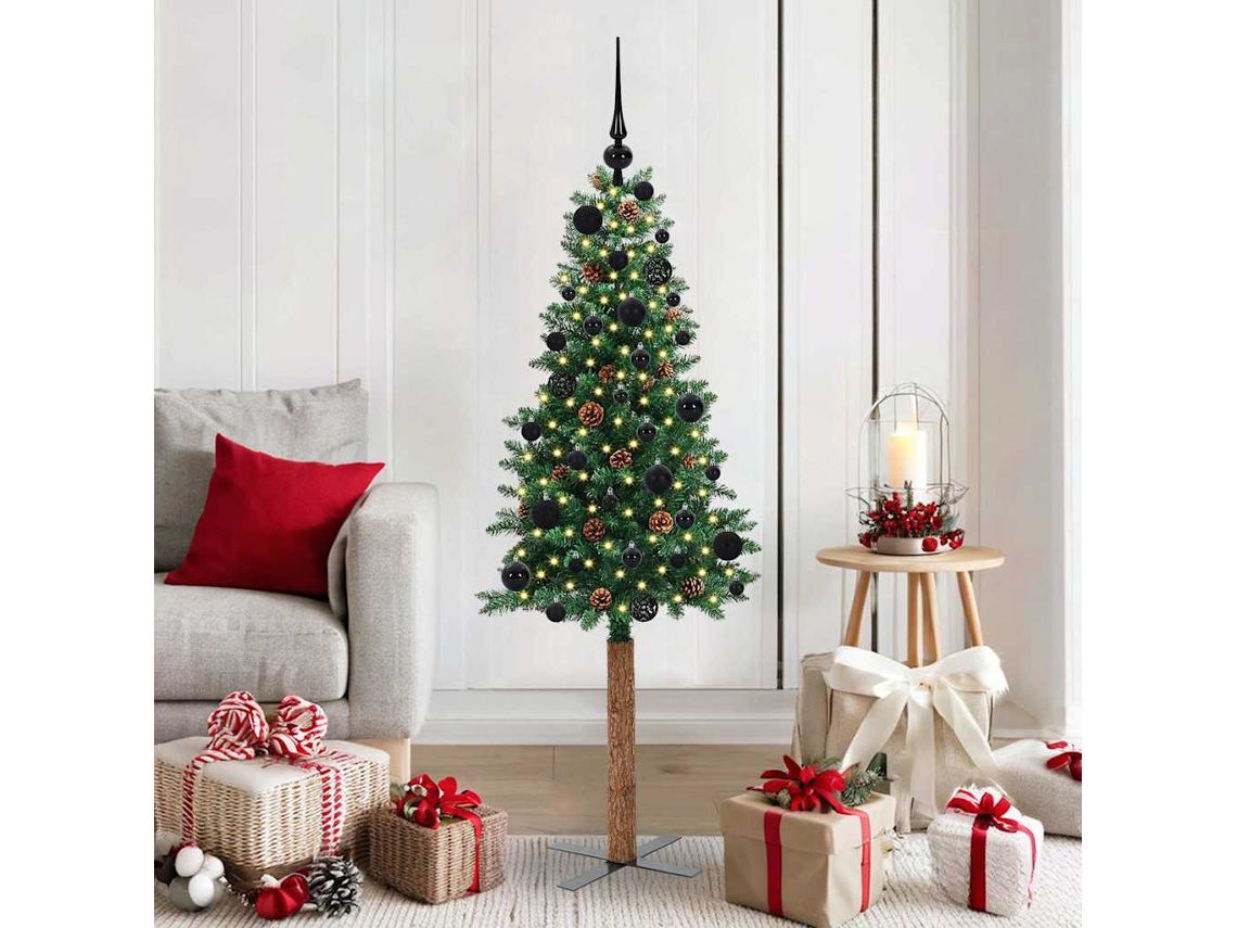 Vidaxl Árvore De Natal Slim Verde 150 Cm