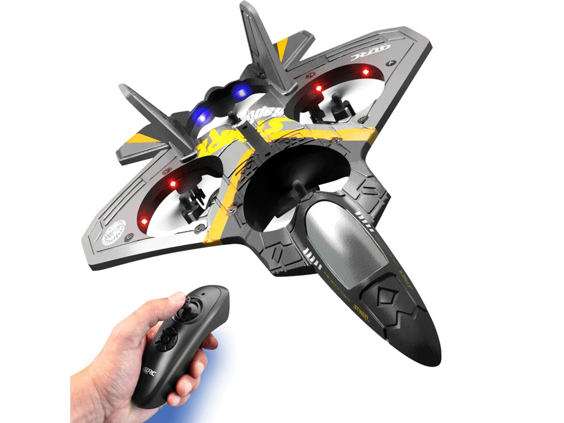 Avião De Controle Remoto V17, Drone De Espuma Epp Bestvite (duração Da Bateria 15 Min Cinza)