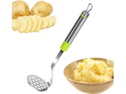 Amassador De Batatas Aço, Manual Com Cabo.