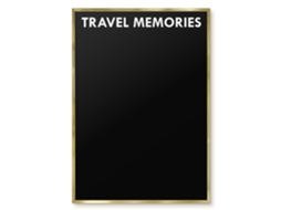 Magnetic Glass Board Travel Memories For The Hall Espelharte (70x100 Cm)