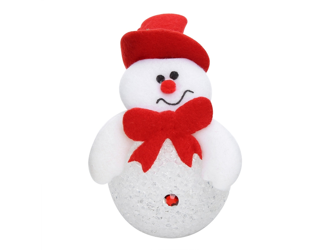Luminária De Natal Laxiscreed Boneco De Neve Led Para Decoração De Árvore E Ambiente Natalício