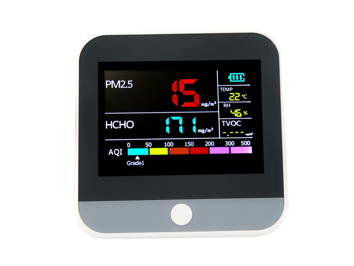 Laxiscreed Detectores De Ar Para Casa Com Monitor De Formaldeído E Pm2.5, Alta Precisão