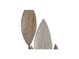 Figura Decorativa Dkd Home Decor Bambu Ferro Folhas 33 X 10 X 81 Cm