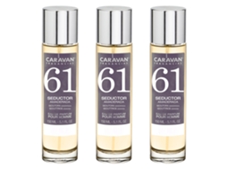 3X CARAVAN Perfume de Homem Nº61 150Ml