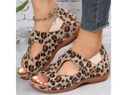 2026-sandálias De Mulher Verão 2023 Sandálias Com Salto Elegantes E Confortáveis Calçado De Verão Bjr 37 Leopardo