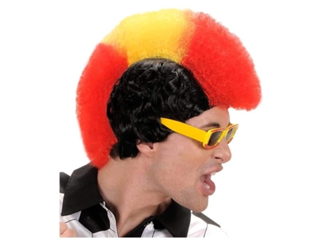 Peluca Cresta Colores España Rojo Y Amarillo 787 D2019