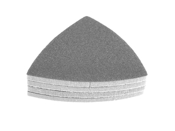 4 Folhas De Papel De Lixa Triangular Disc Lija Pads Ferramentas De Polimento (300-400)