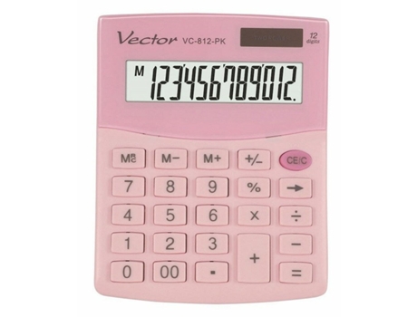 Calculadora Vector Kav Vc 812 Pk Cor De Rosa