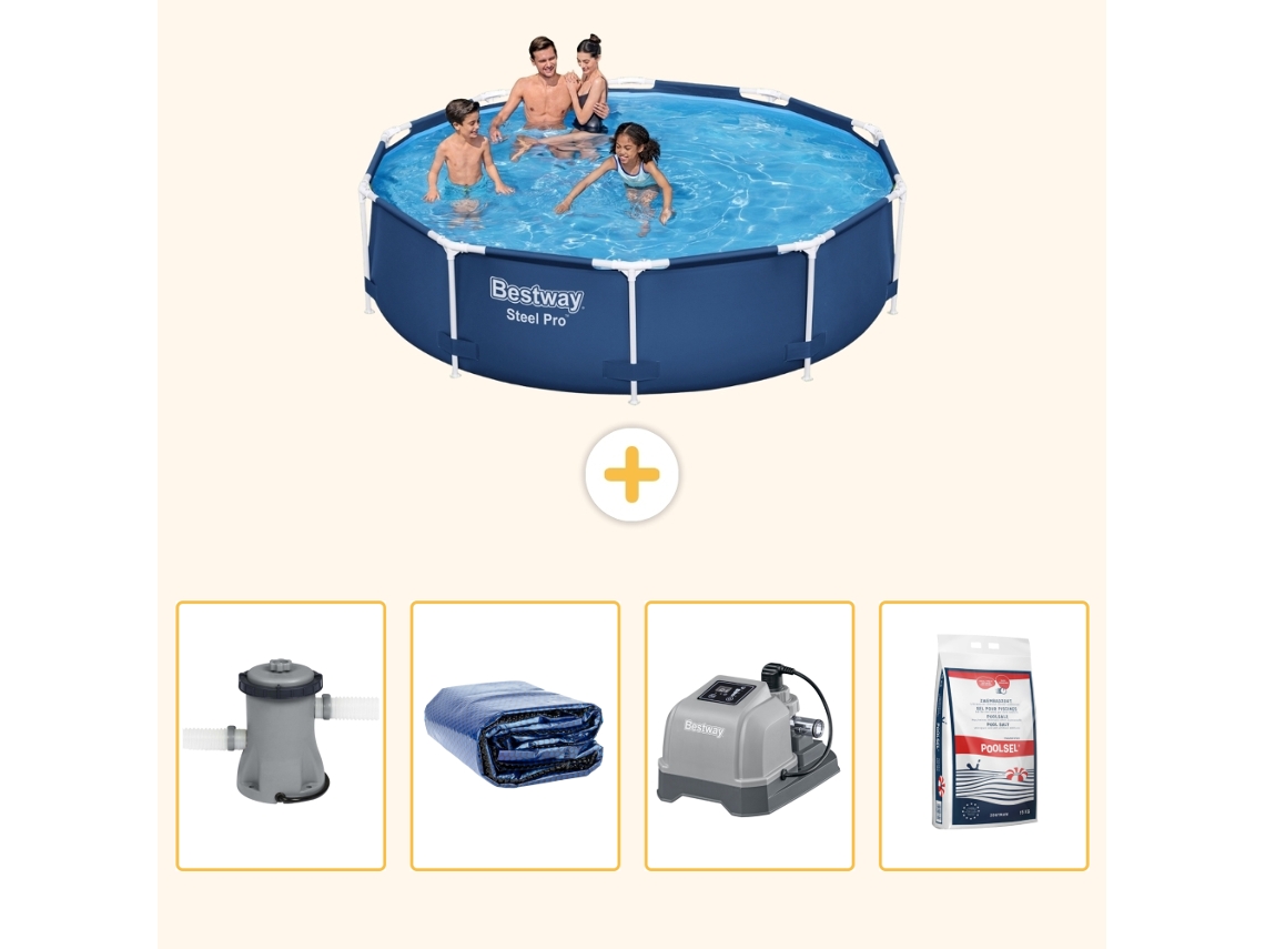 Bestway Piscina Bestway Steel Pro Redonda - 305x76 Cm - 5-peças S329