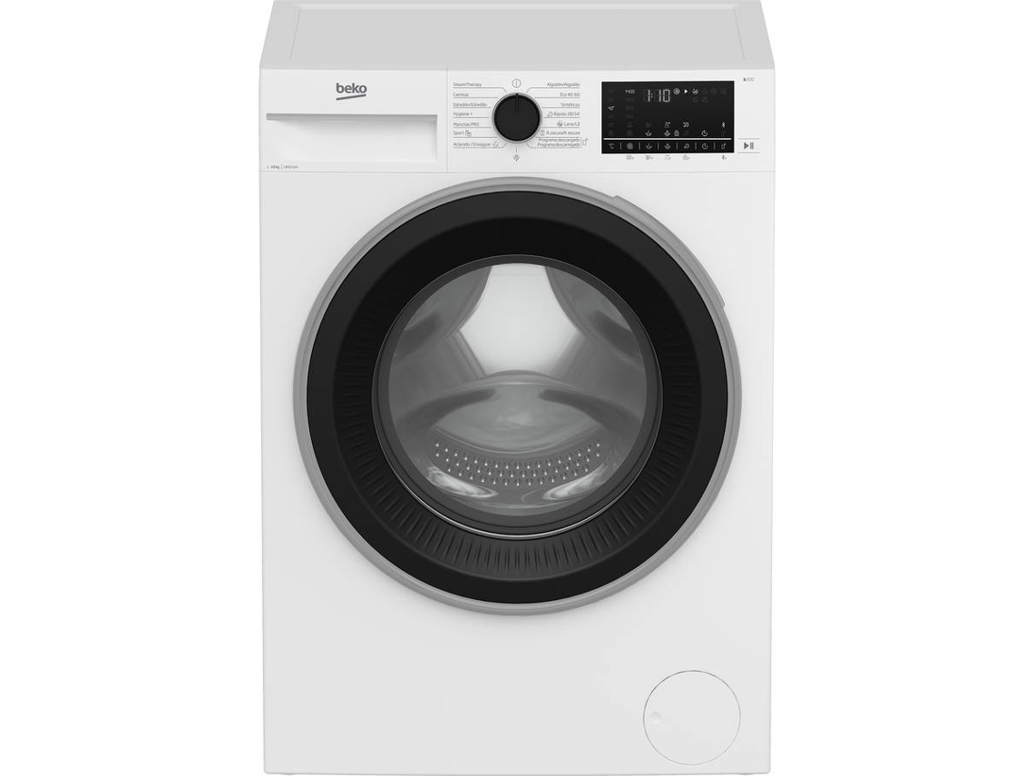 Máquina de Lavar Roupa BEKO Steamcure B3WFT510415W (10 kg - 1400 rpm - Branco)