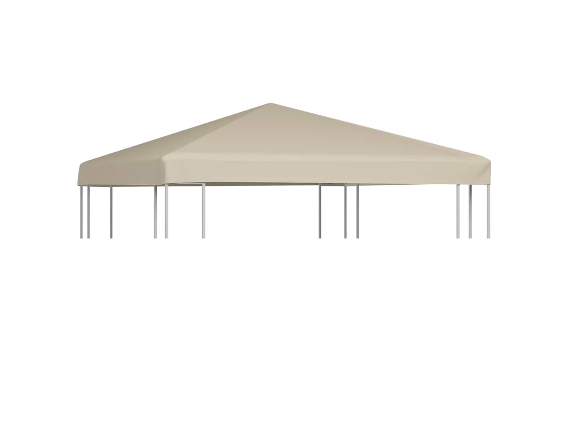 Vidaxl Cobertura De Gazebo 310 G/m² 3x3 M Bege