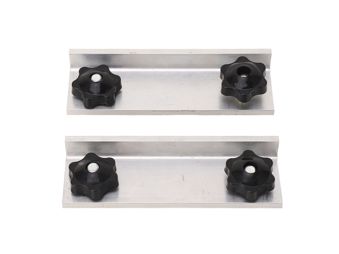 2pcs Conjunto De Parada De Trilha T Longa Em Liga De Alumínio Portátil Para Usinagem Cnc