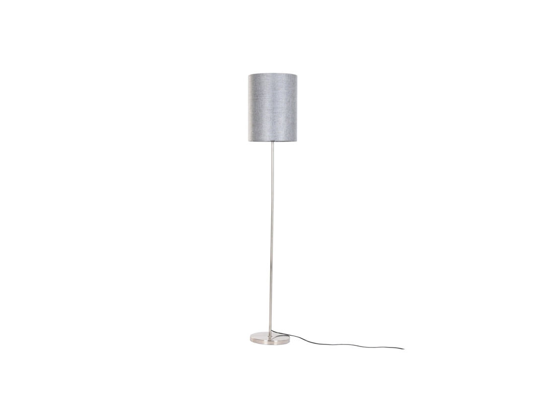 Luminária de Chão em Poliéster e Metal Cinza, 30x30x160cm ALEXANDRA HOUSE LIVING