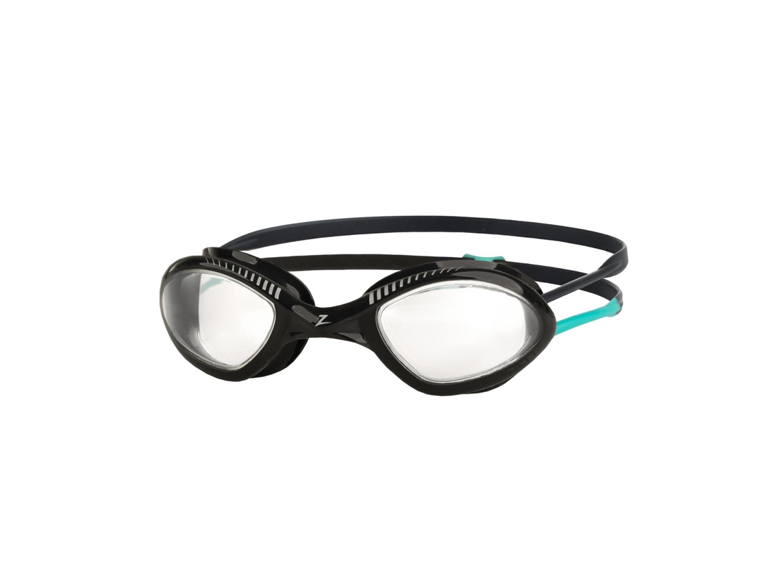 Óculos de Natação Tiger Unissex Adultos, Tamanho Único, Preto/Turquesa/Transparente AQUAFORGE