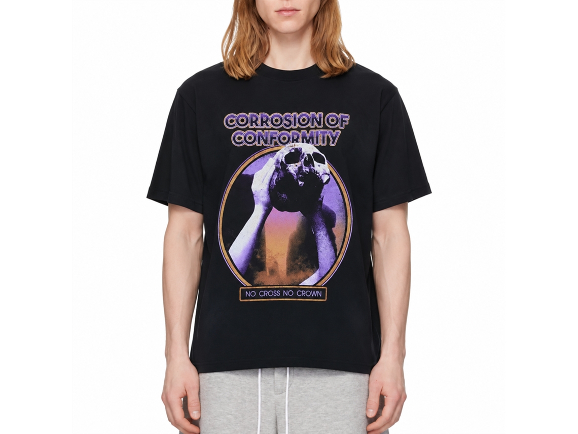 Corrosion Of Conformity No Cross No Crown T-shirt Unisex Adults Size:xl