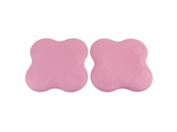 Protetores de Joelhos e Cotovelos para Yoga, de Pu Antiderrapante, de Dois Lados, Treinamento, Rosa S/MARCA