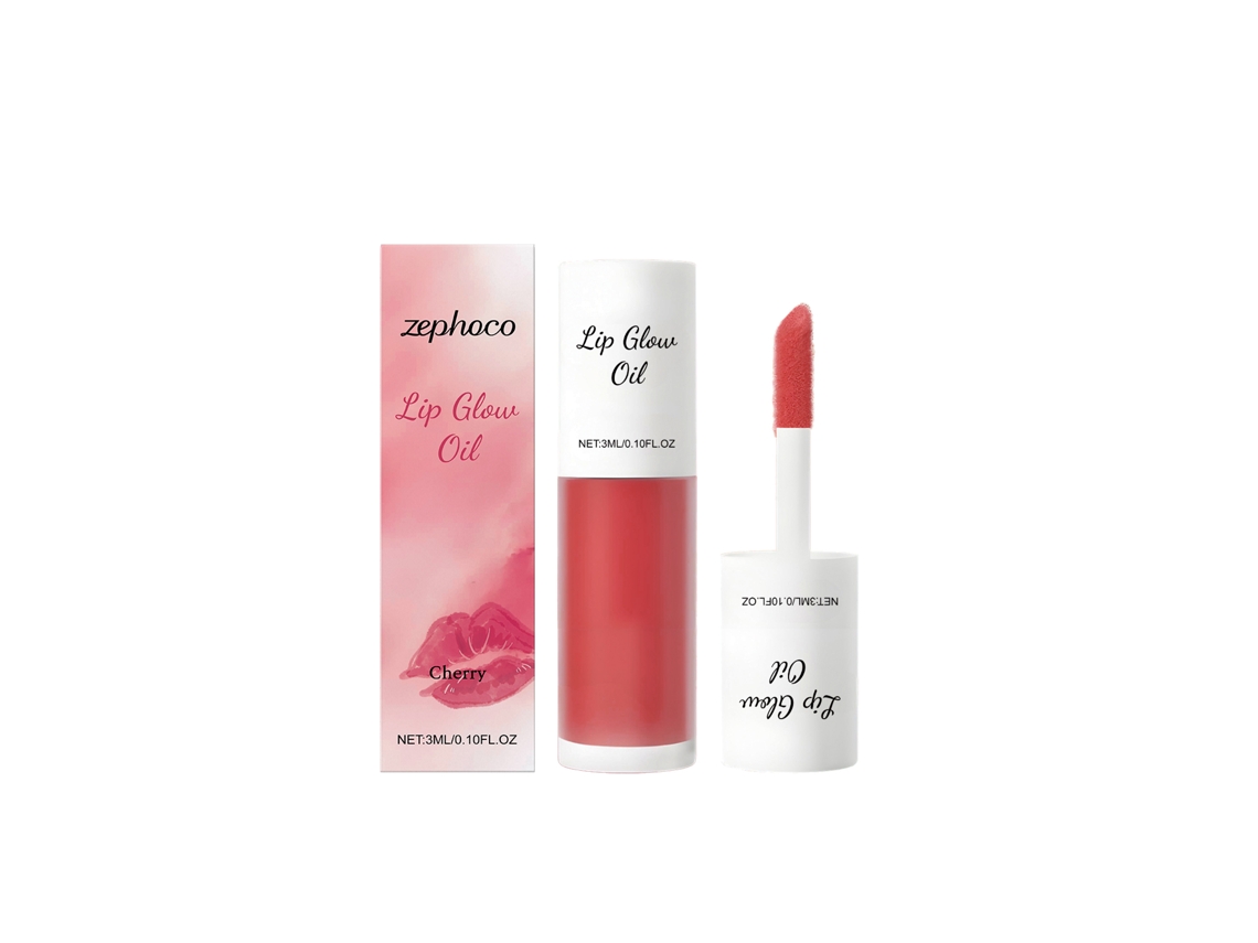 Óleo Labial LAXISCREED de Cereja para Lábios Nutridos e com Brilho Natural